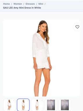Amy White Mini Dress